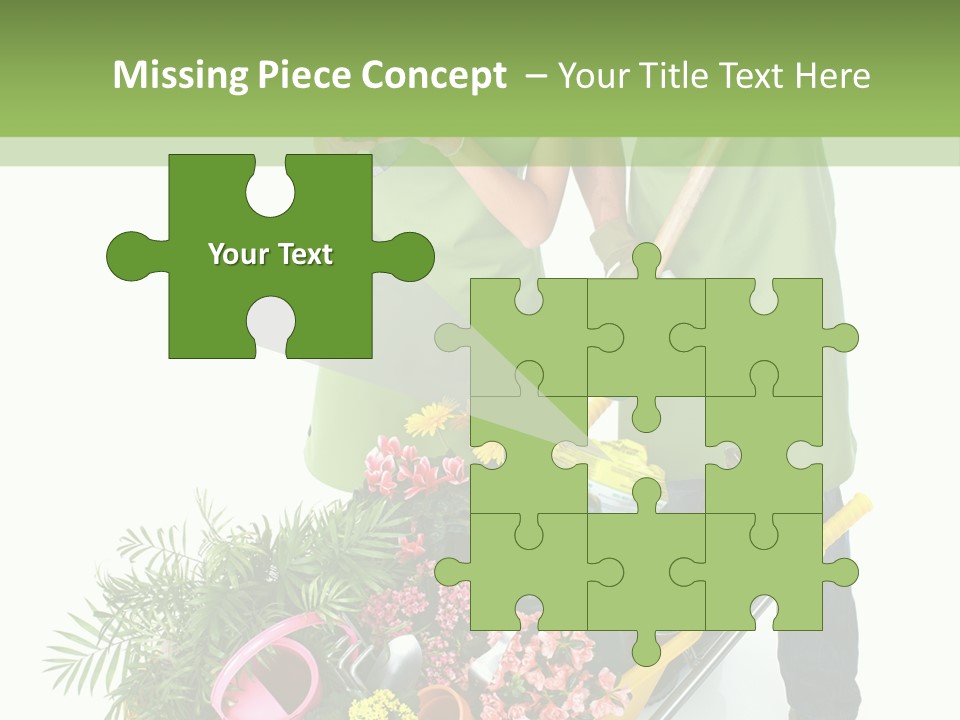 Isolated Nature Young PowerPoint Template