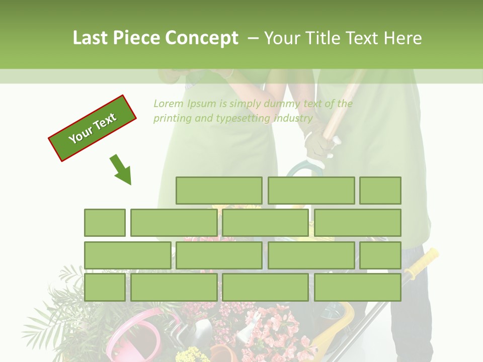 Isolated Nature Young PowerPoint Template