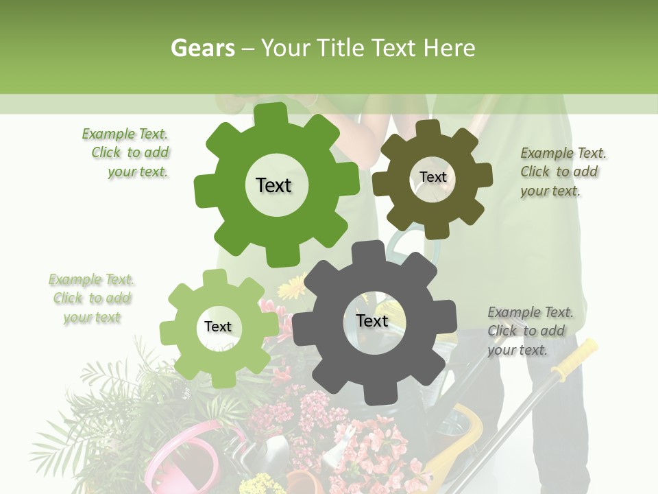 Isolated Nature Young PowerPoint Template