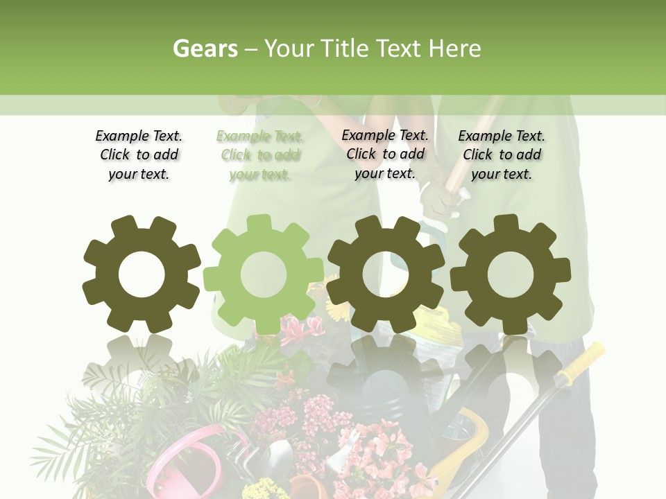 Isolated Nature Young PowerPoint Template