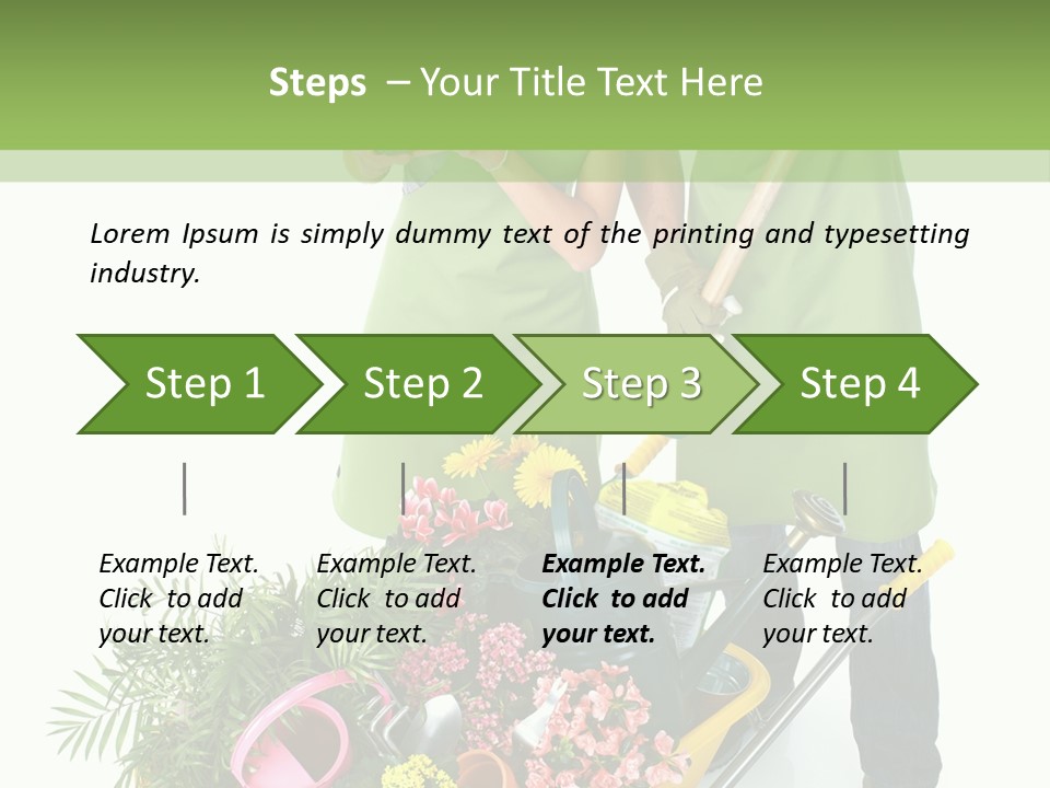 Isolated Nature Young PowerPoint Template