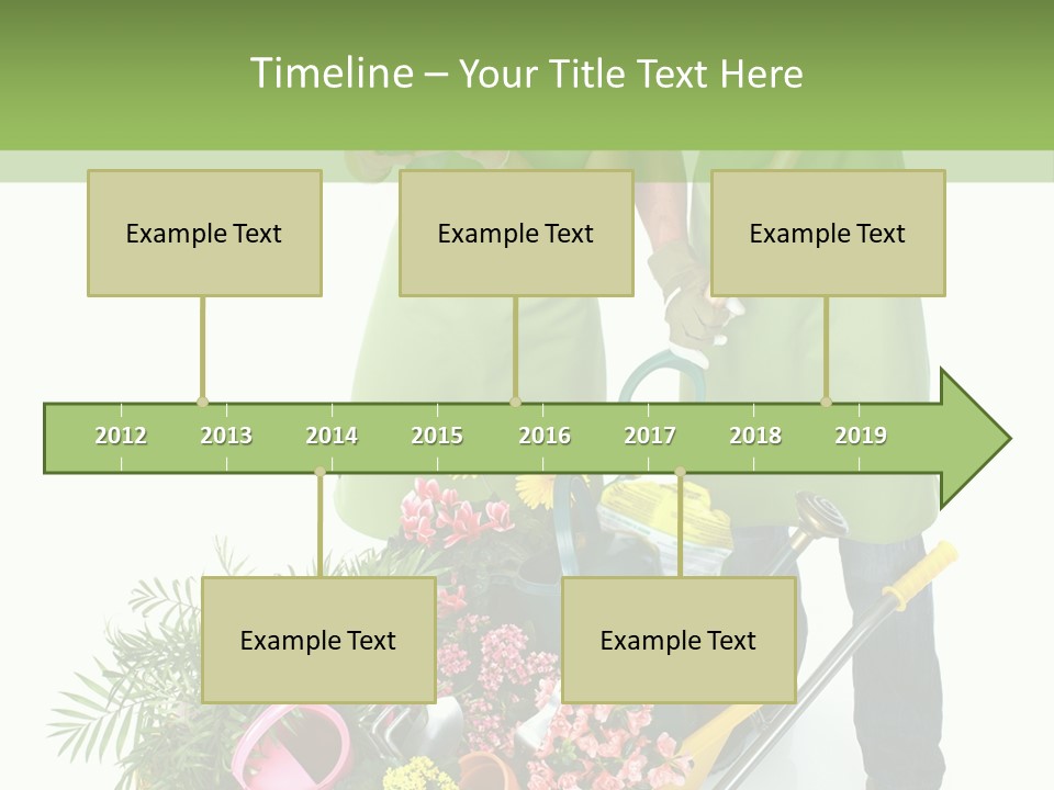 Isolated Nature Young PowerPoint Template