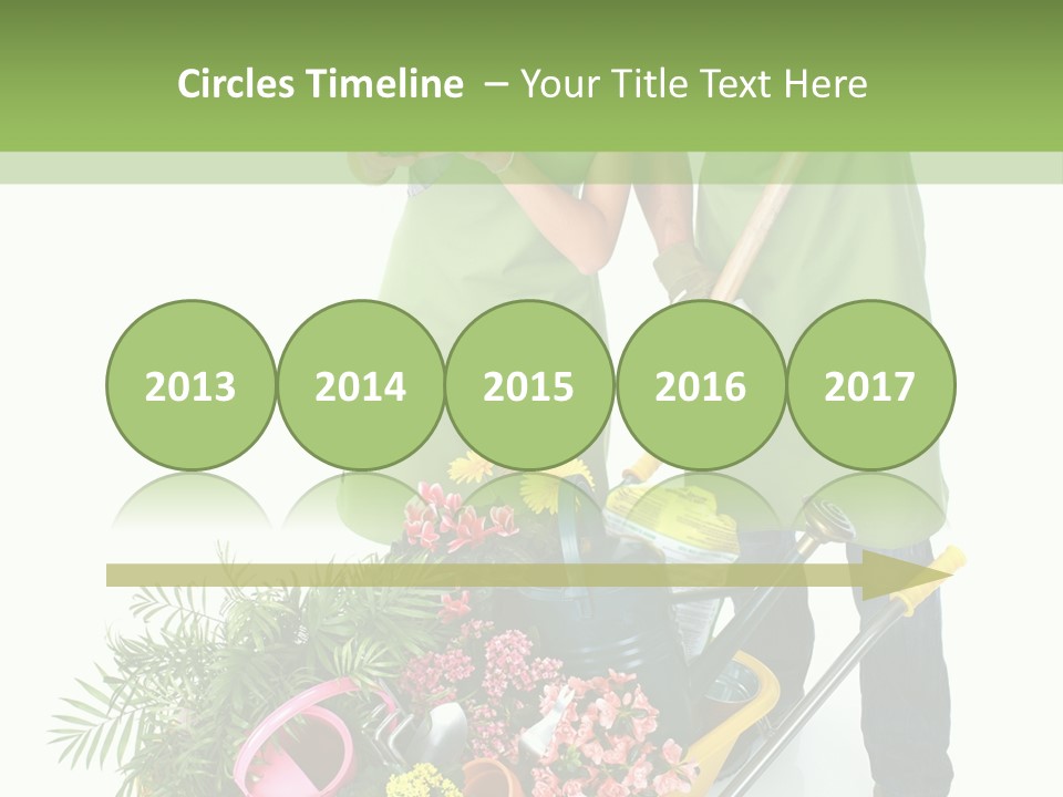 Isolated Nature Young PowerPoint Template