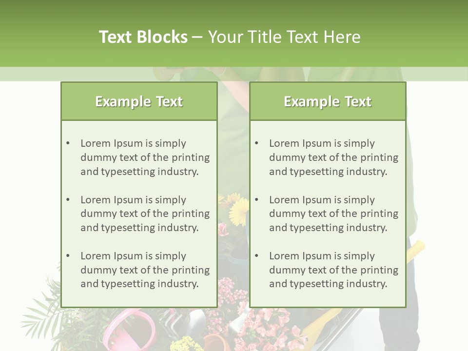 Isolated Nature Young PowerPoint Template