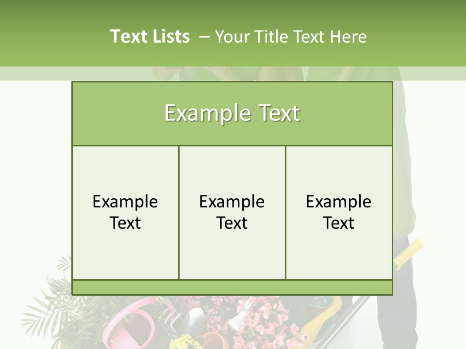 Isolated Nature Young PowerPoint Template
