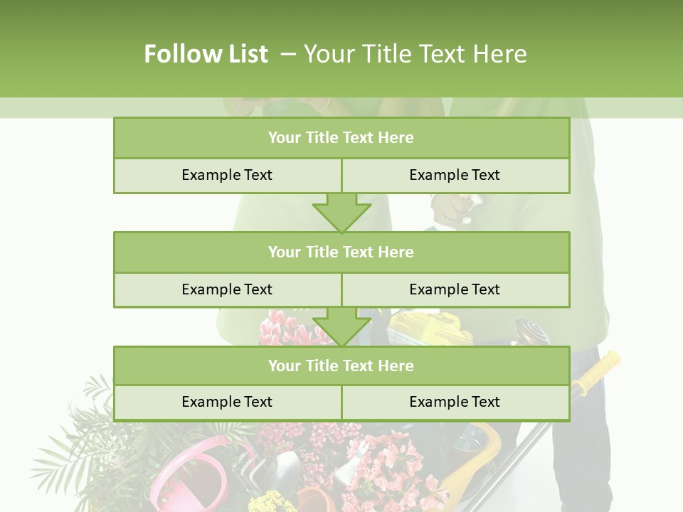 Isolated Nature Young PowerPoint Template