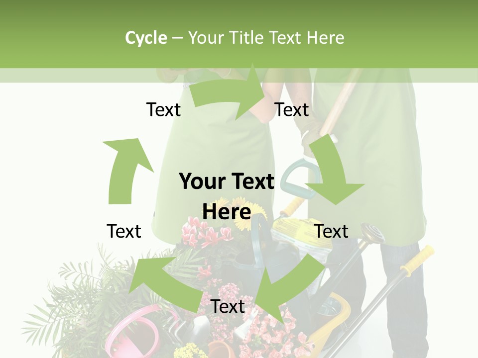 Isolated Nature Young PowerPoint Template