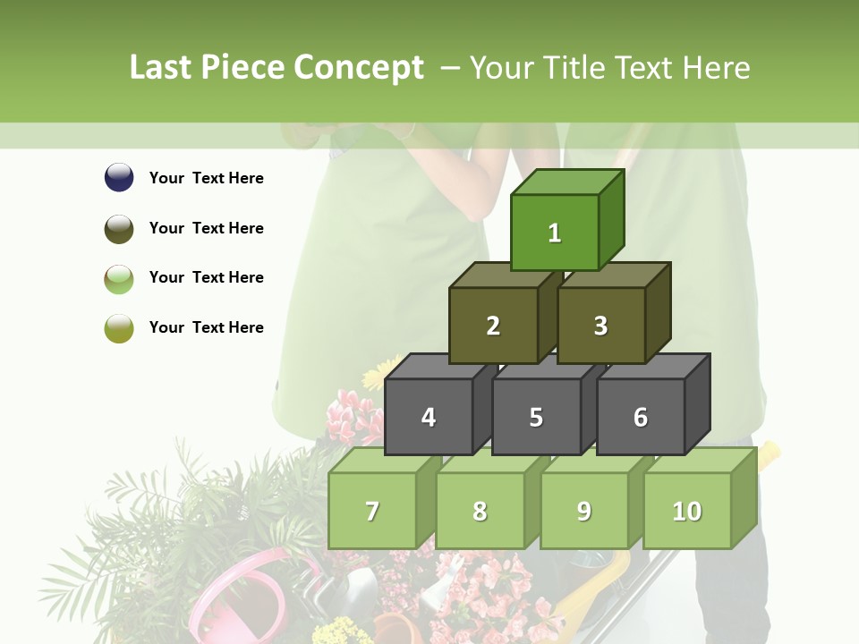 Isolated Nature Young PowerPoint Template