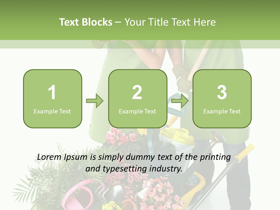 Isolated Nature Young PowerPoint Template