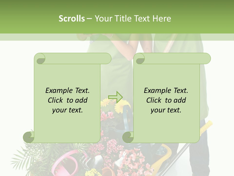 Isolated Nature Young PowerPoint Template