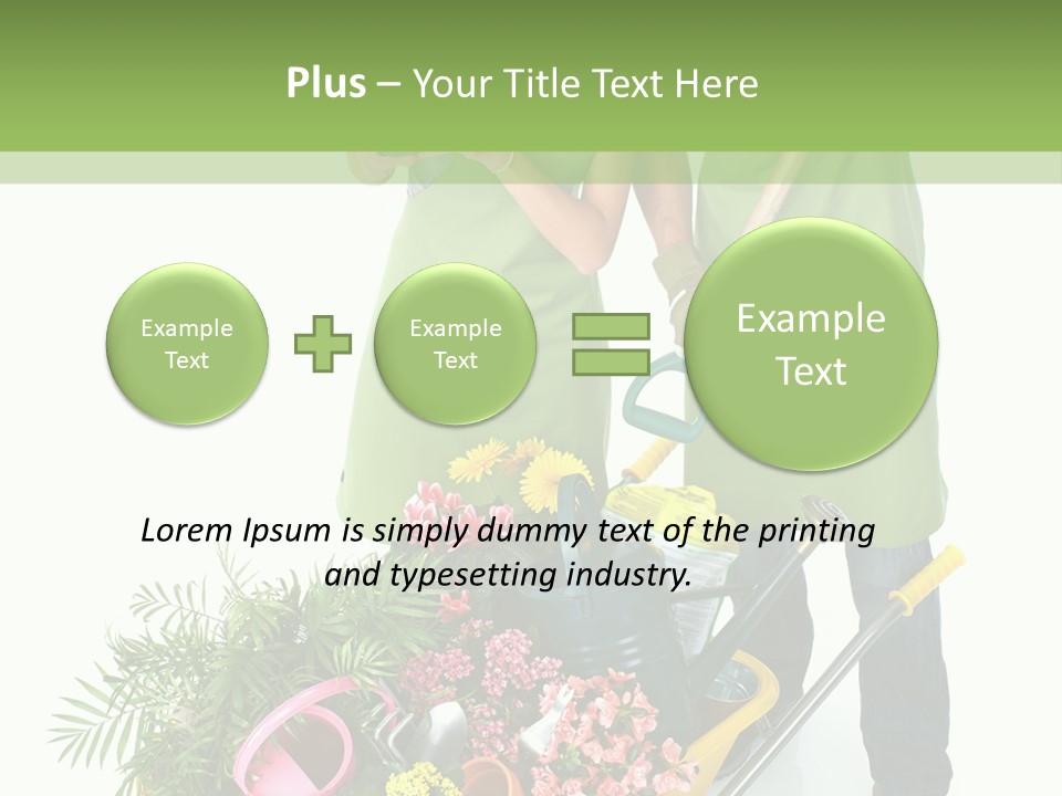 Isolated Nature Young PowerPoint Template