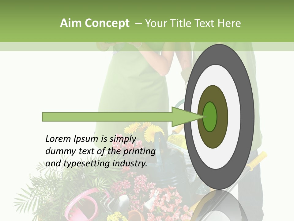 Isolated Nature Young PowerPoint Template