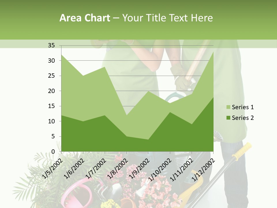 Isolated Nature Young PowerPoint Template