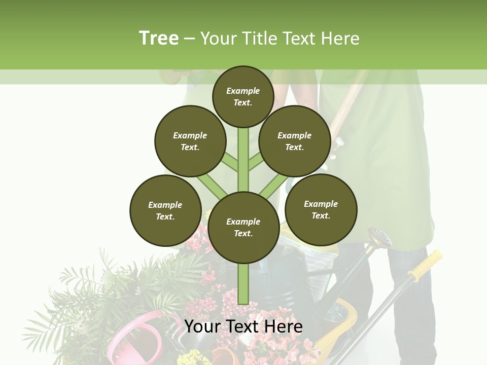 Isolated Nature Young PowerPoint Template