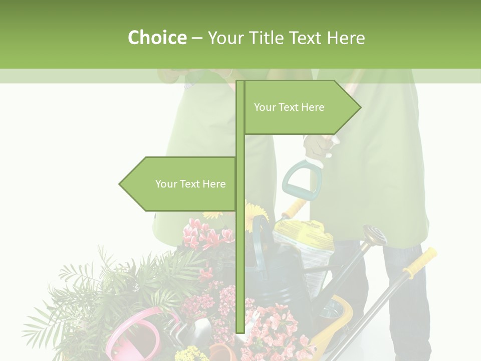 Isolated Nature Young PowerPoint Template