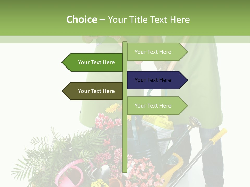 Isolated Nature Young PowerPoint Template