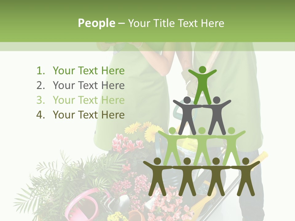 Isolated Nature Young PowerPoint Template