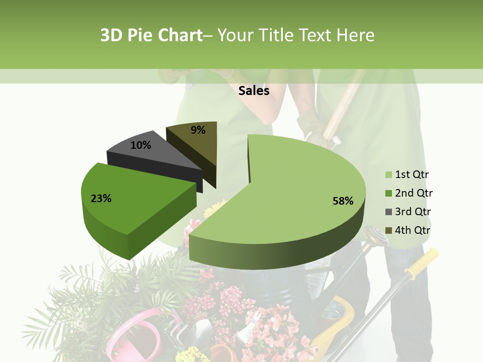 Isolated Nature Young PowerPoint Template