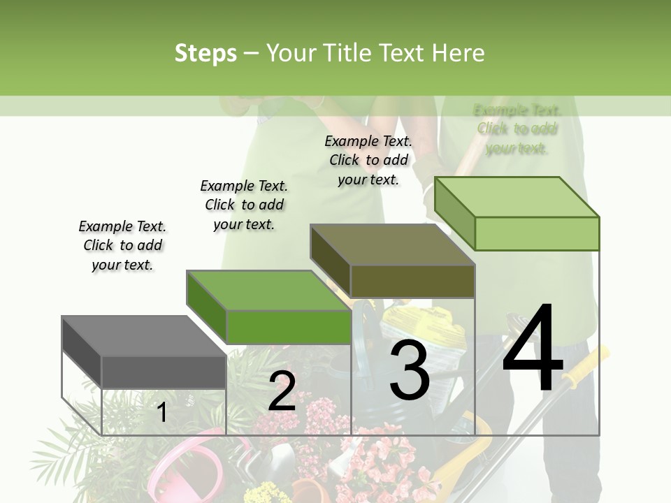 Isolated Nature Young PowerPoint Template