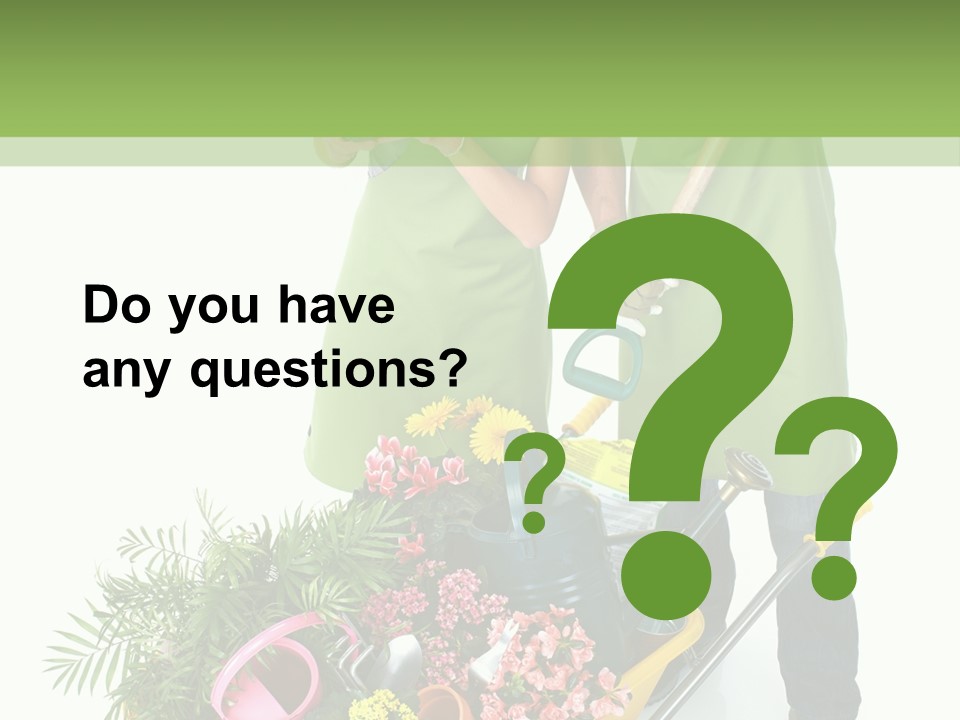 Isolated Nature Young PowerPoint Template