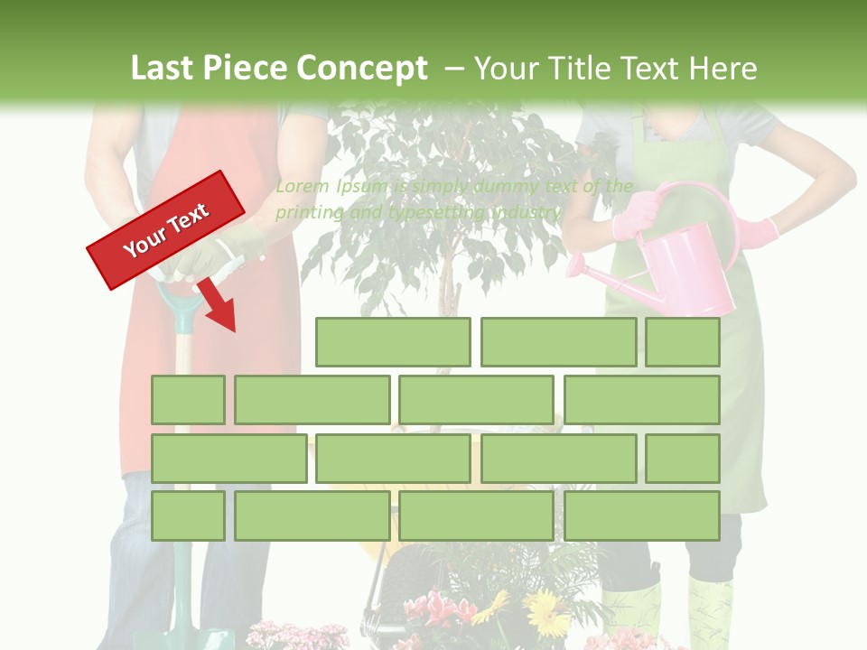 White Smile Graft PowerPoint Template