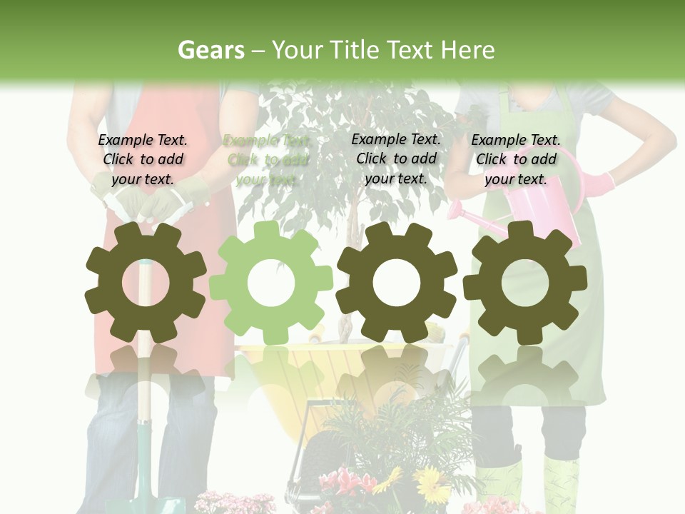 White Smile Graft PowerPoint Template