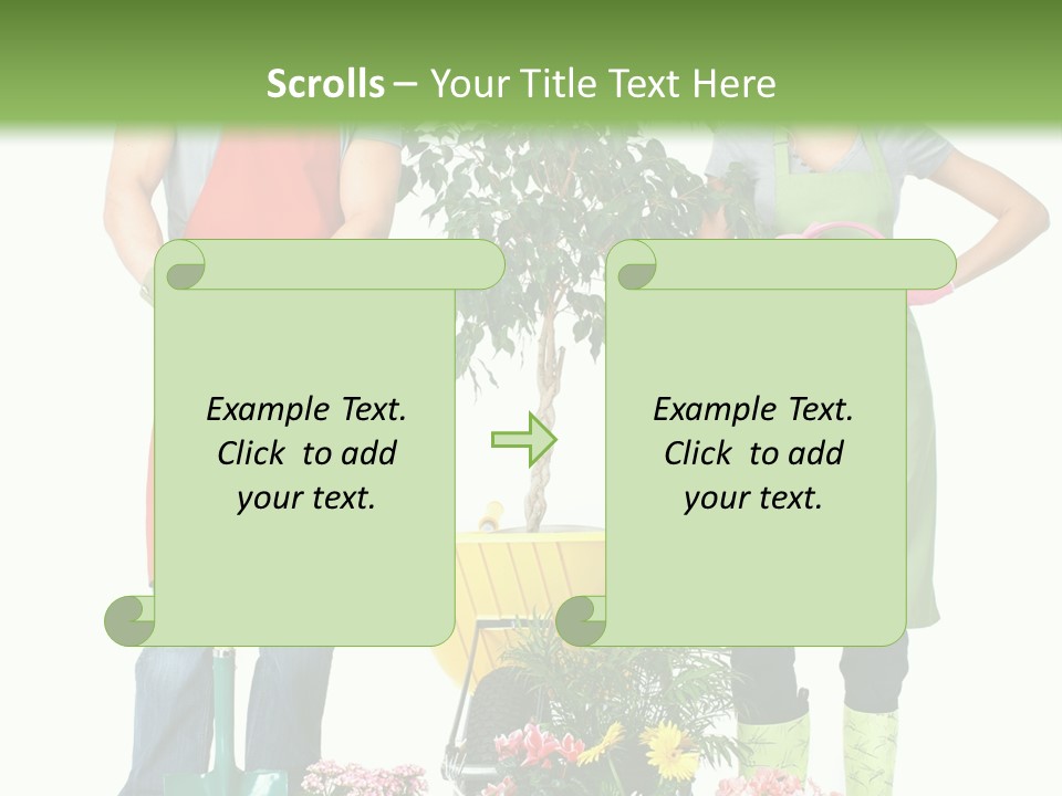 White Smile Graft PowerPoint Template