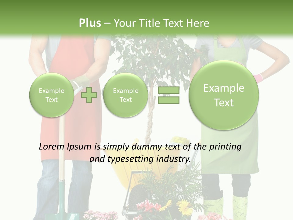 White Smile Graft PowerPoint Template