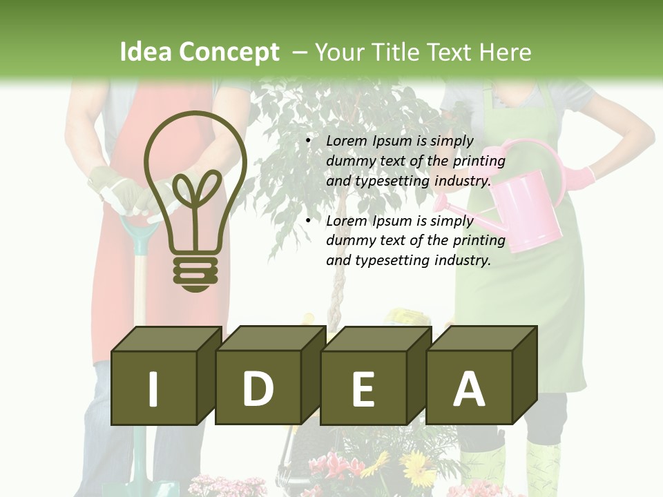 White Smile Graft PowerPoint Template