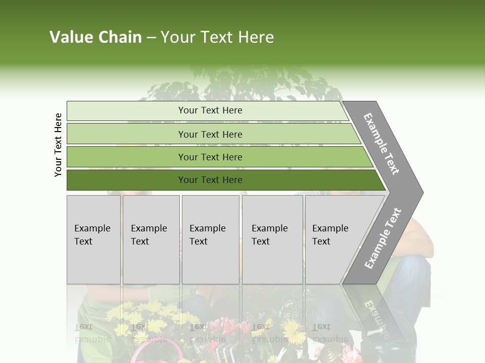 Beautiful Girl Isolated PowerPoint Template