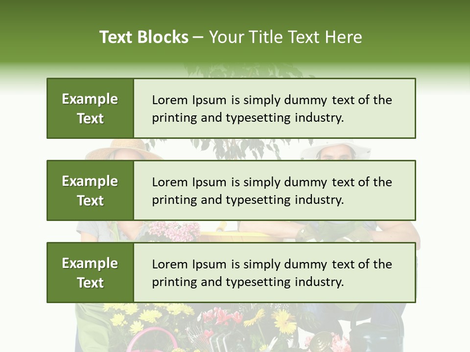 Beautiful Girl Isolated PowerPoint Template