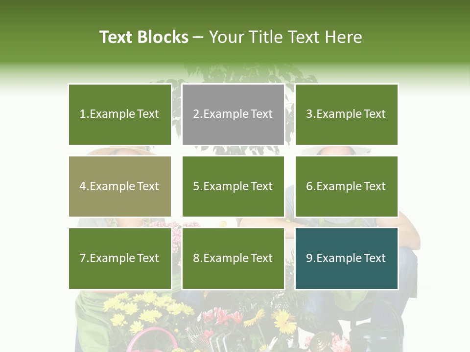 Beautiful Girl Isolated PowerPoint Template