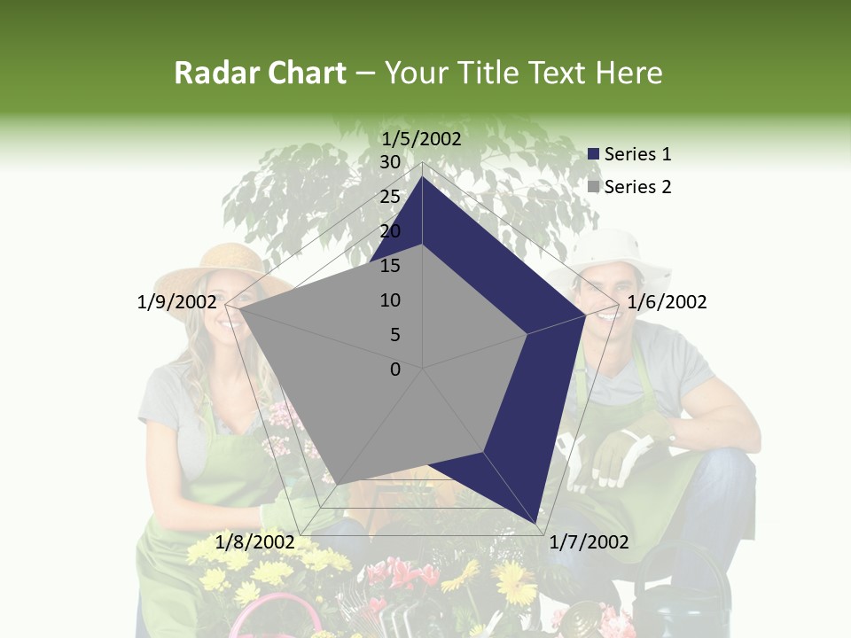 Beautiful Girl Isolated PowerPoint Template