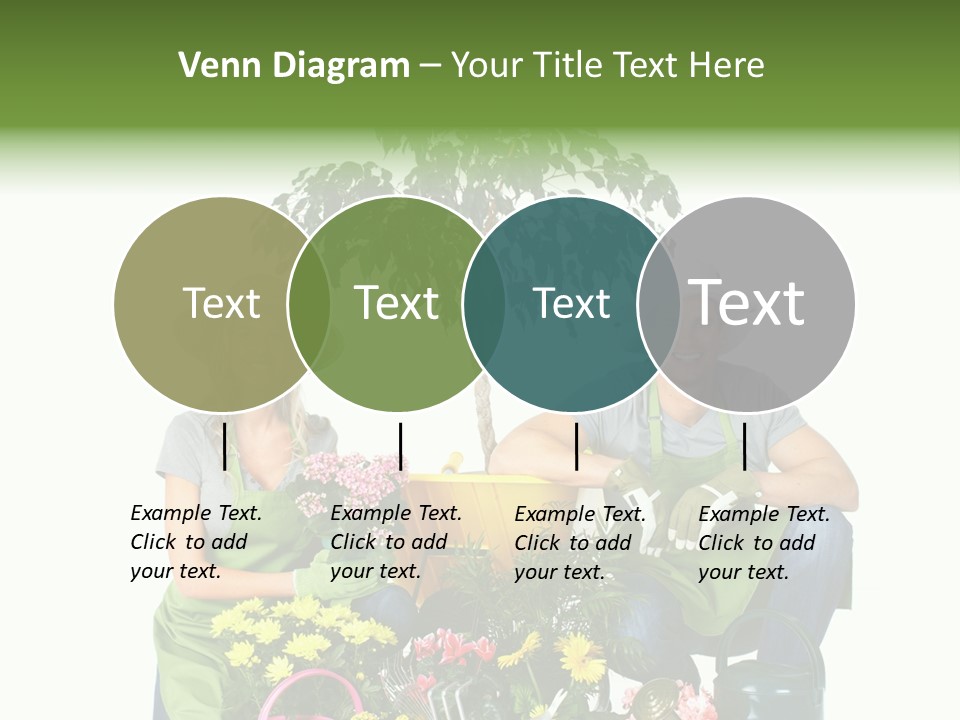 Beautiful Girl Isolated PowerPoint Template