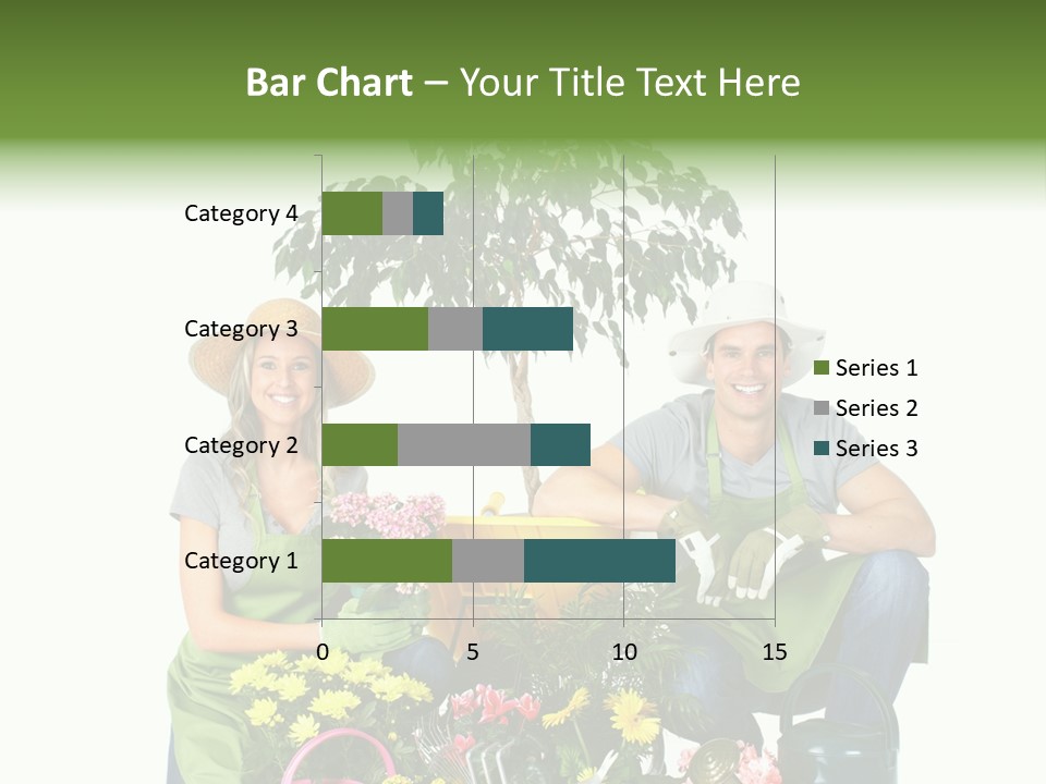 Beautiful Girl Isolated PowerPoint Template