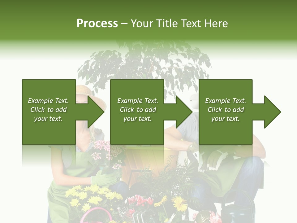 Beautiful Girl Isolated PowerPoint Template