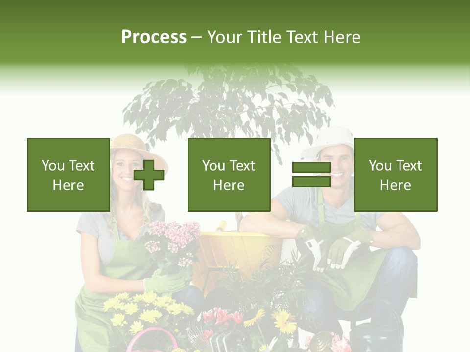 Beautiful Girl Isolated PowerPoint Template