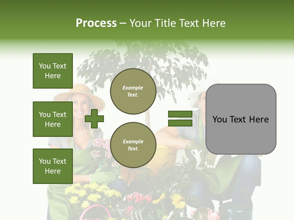 Beautiful Girl Isolated PowerPoint Template