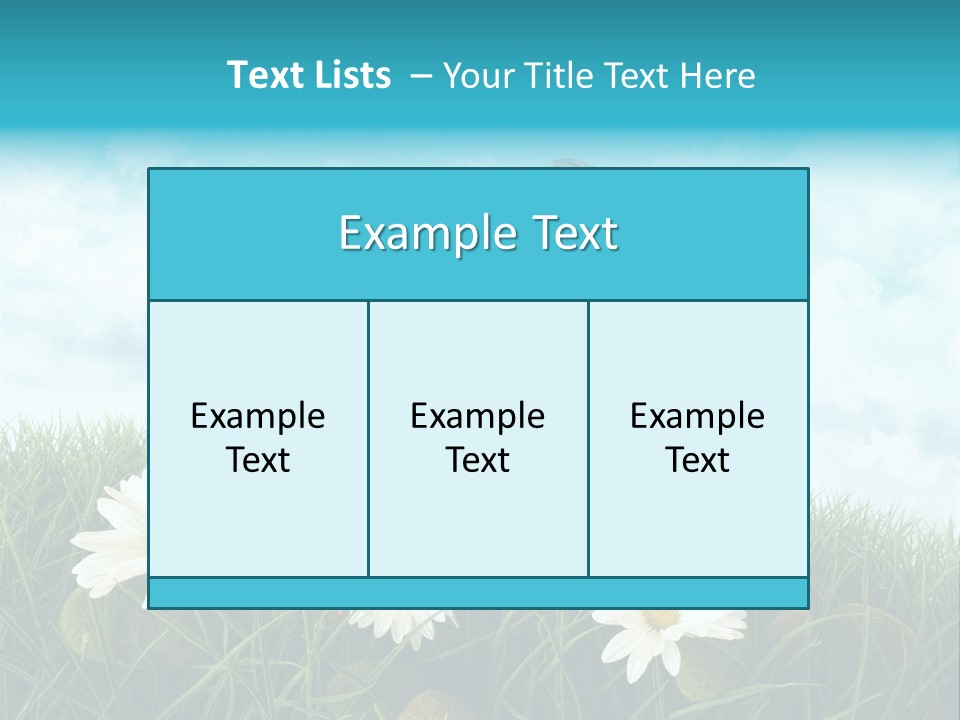 Sky Nobody Greenfield PowerPoint Template