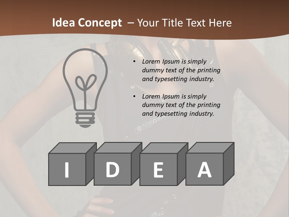 Punk Close Up Attractive PowerPoint Template