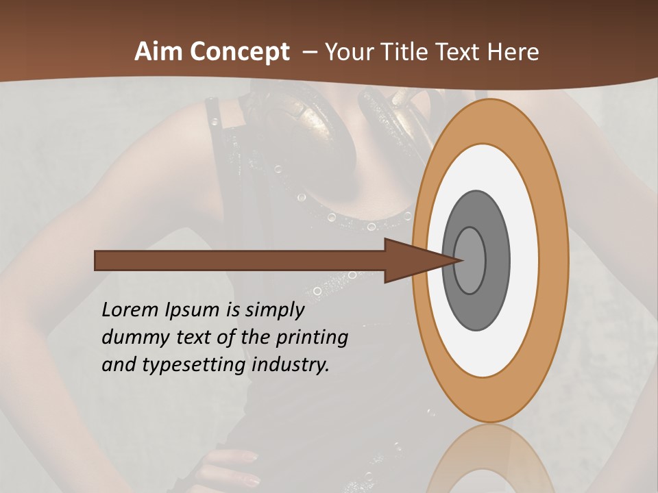 Punk Close Up Attractive PowerPoint Template