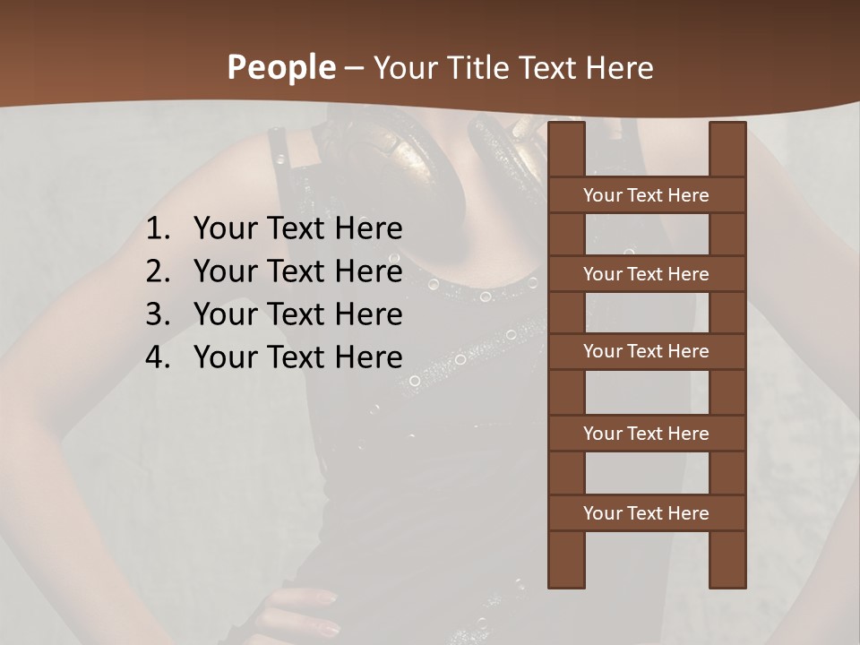 Punk Close Up Attractive PowerPoint Template