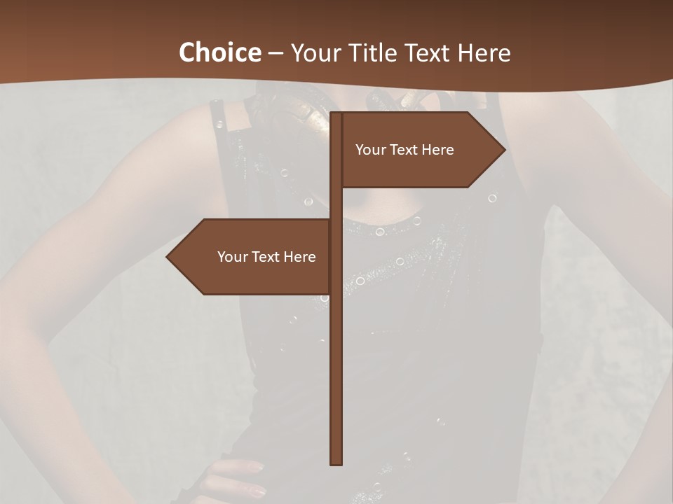 Punk Close Up Attractive PowerPoint Template