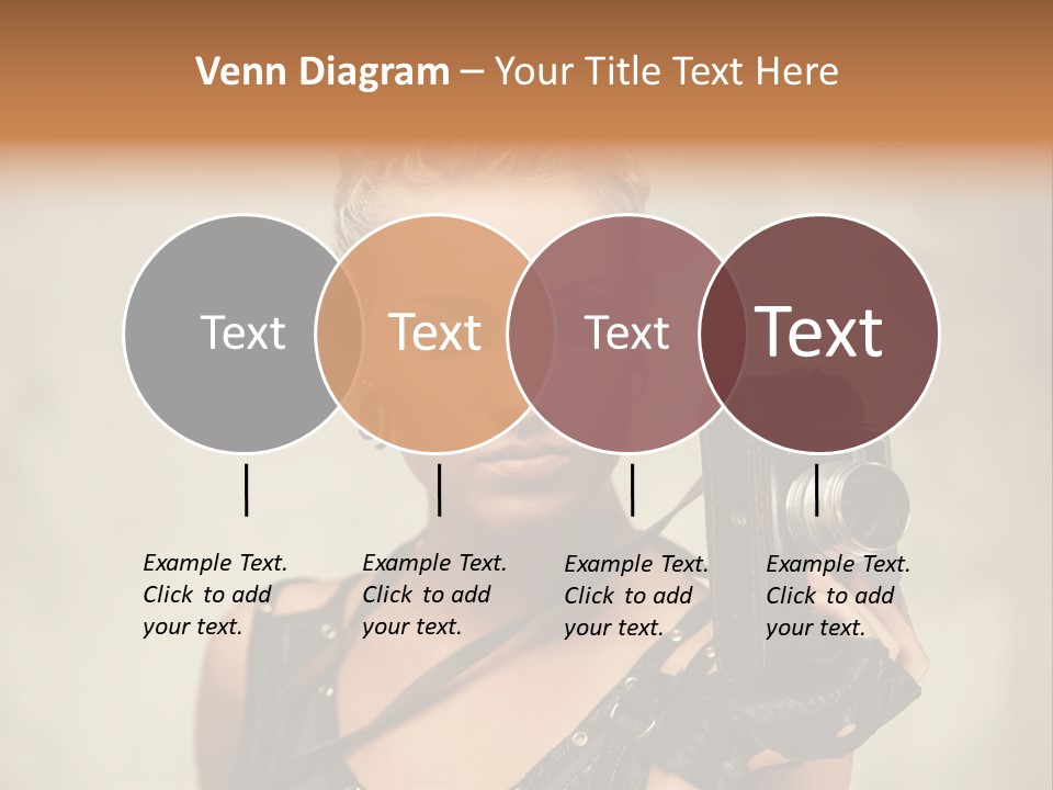 Horizontal Girl Beautiful PowerPoint Template