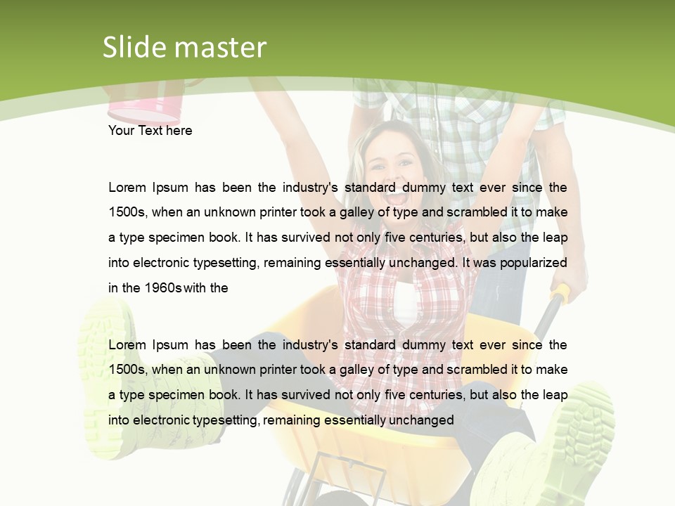 Nature Smile Beautiful PowerPoint Template