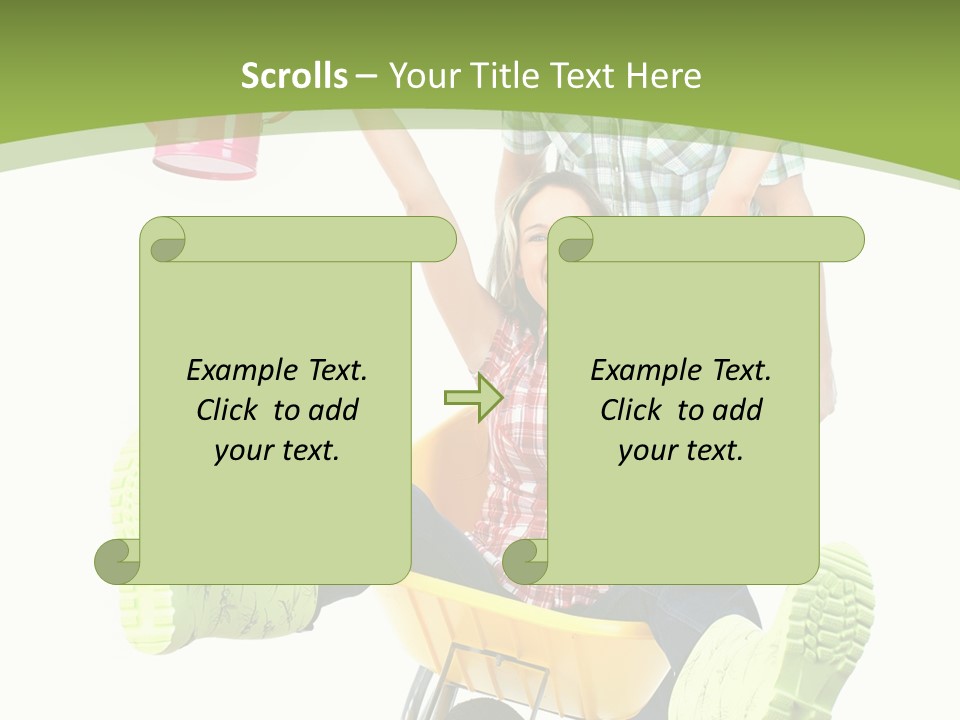Nature Smile Beautiful PowerPoint Template