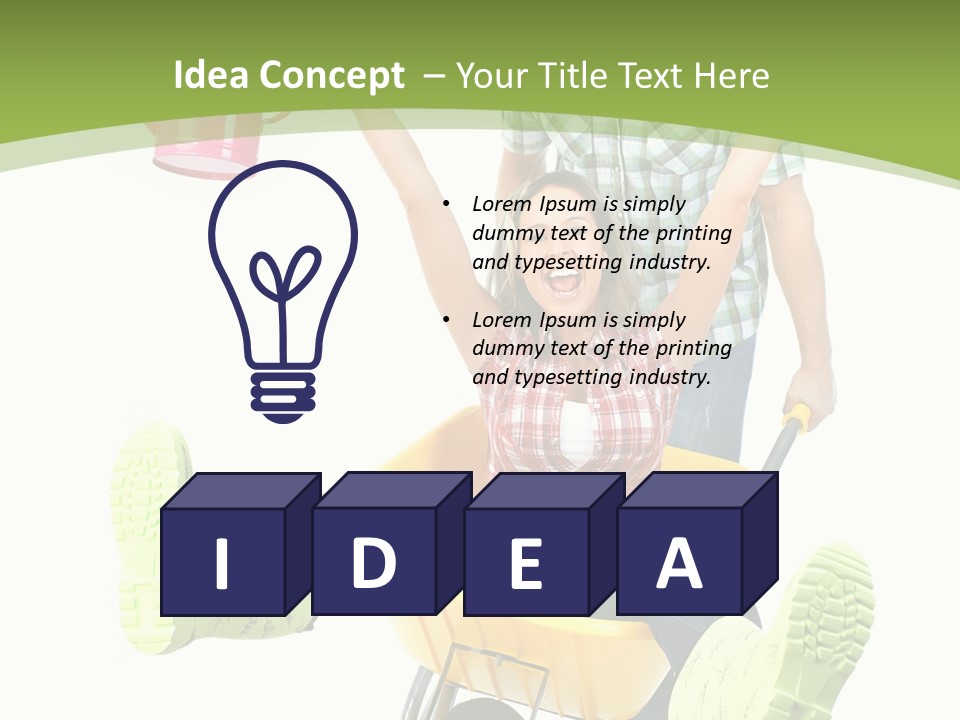 Nature Smile Beautiful PowerPoint Template