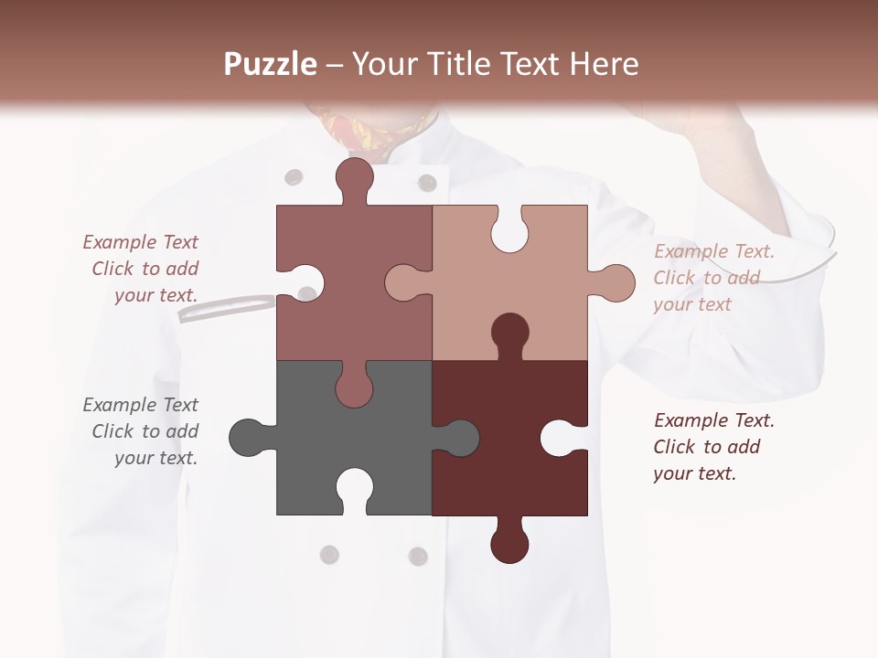 Smiling Uniform People PowerPoint Template