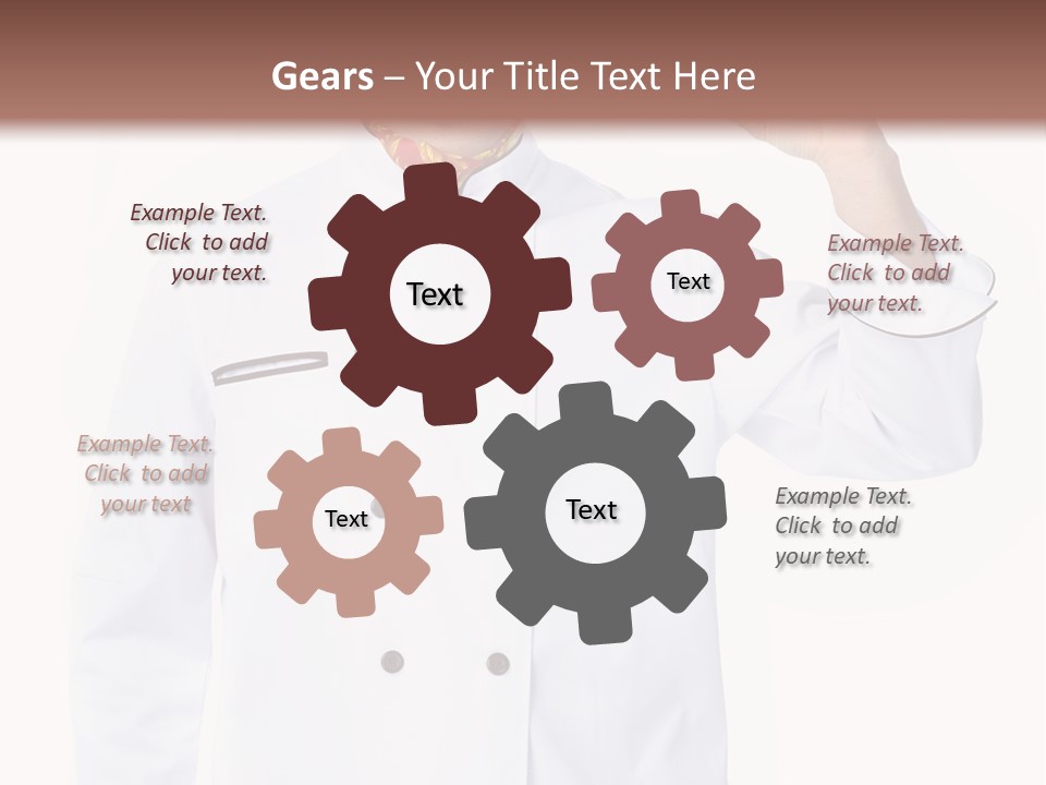 Smiling Uniform People PowerPoint Template