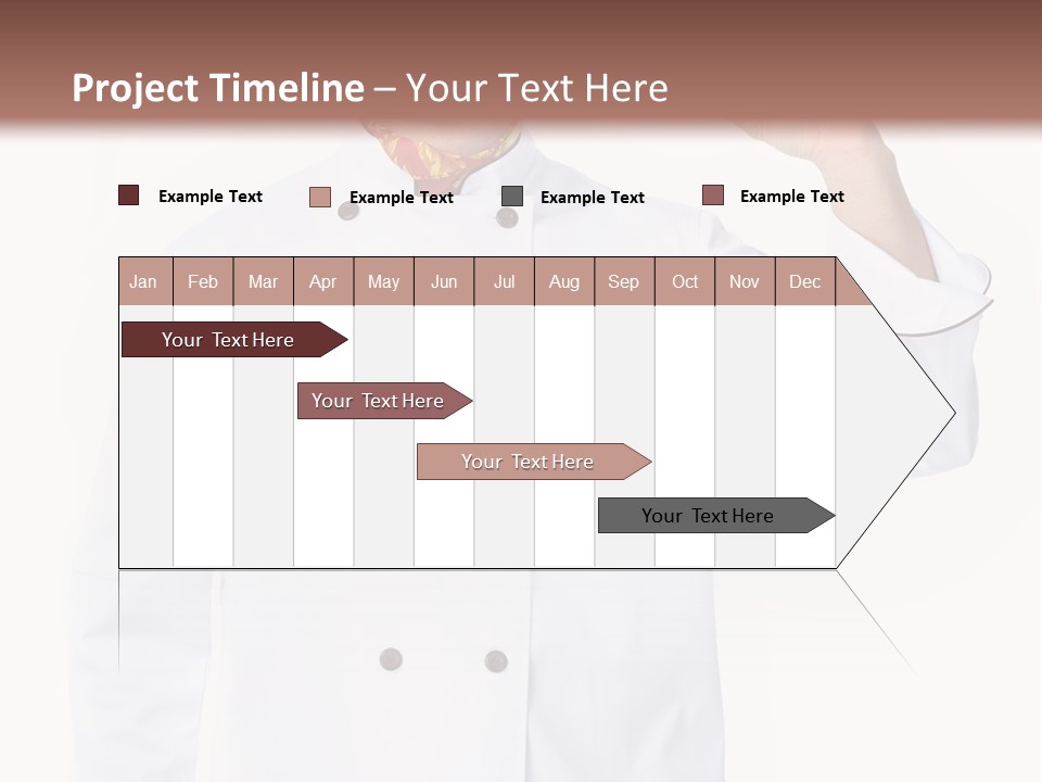 Smiling Uniform People PowerPoint Template